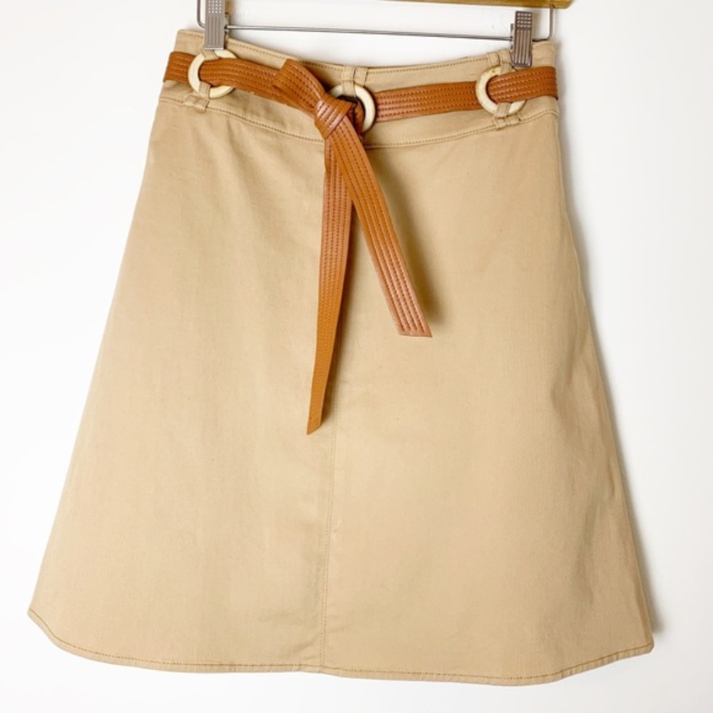 Eccoci Skirt •Vegan Leather Belt & Oversized Rings